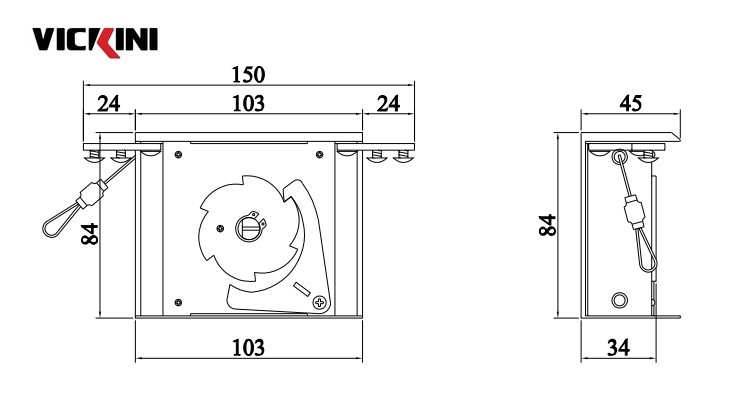 Bộ hỗ trợ đóng bán tự động VICKINI 62970.002 trái