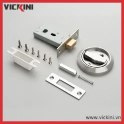 Chốt cửa móc âm VICKINI 46701.001 SSS inox mờ