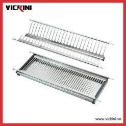 Gía kệ bát đĩa cố định VICKINI 14800 SSS inox bóng