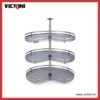 Giá kệ góc treo đồ 3 tầng xoay 360 độ VICKINI 18229.800 GRPR