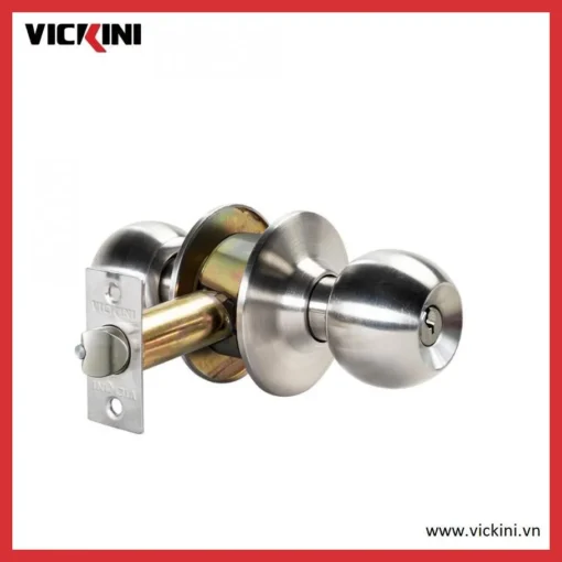 Khóa cửa nắm đấm VICKINI 30601.001 SSS inox mờ