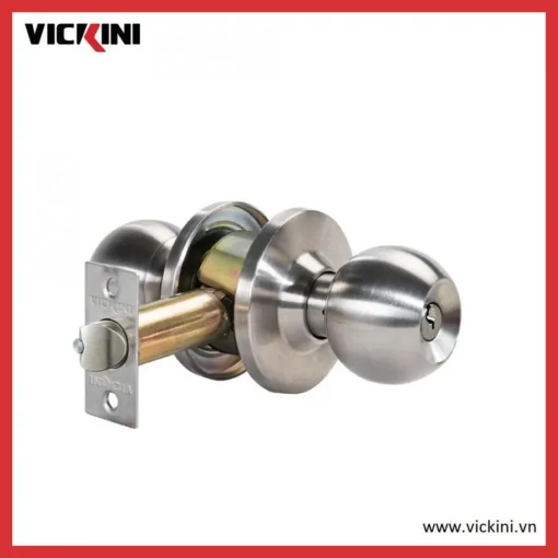 Khóa cửa nắm đấm VICKINI 30801.001 SSS inox mờ