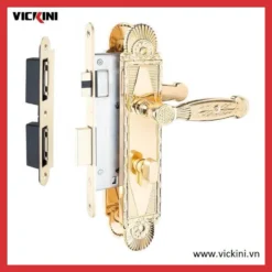 Khóa cửa nẹp VICKINI 38502.101 K24 mạ vàng K24_12