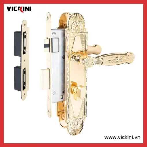 Khóa cửa nẹp VICKINI 38502.101 K24 mạ vàng K24_12