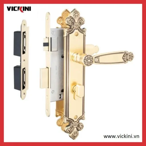 Khóa cửa nẹp VICKINI 38506.101 EG vàng hồng_15