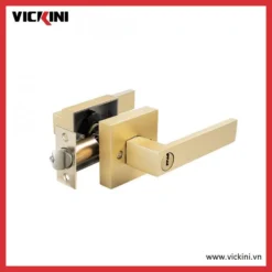 Khóa cửa tròn gạt VICKINI 31691.001 MBG vàng xước