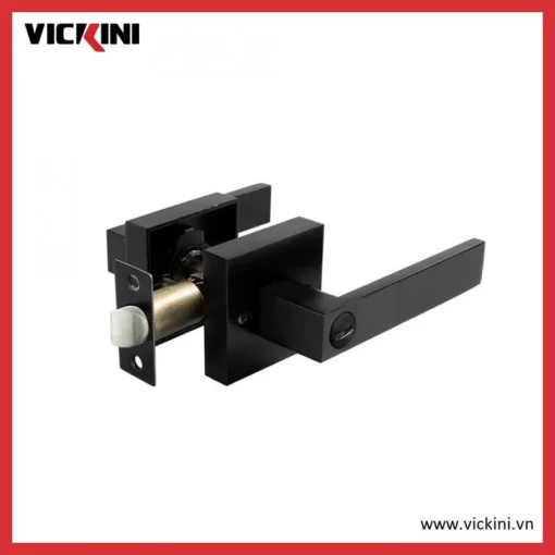 Khóa cửa tròn gạt VICKINI 31691.002 OBP đen mờ