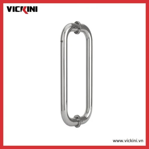 Tay cửa kính VICKINI 69113.301 PSS inox bóng