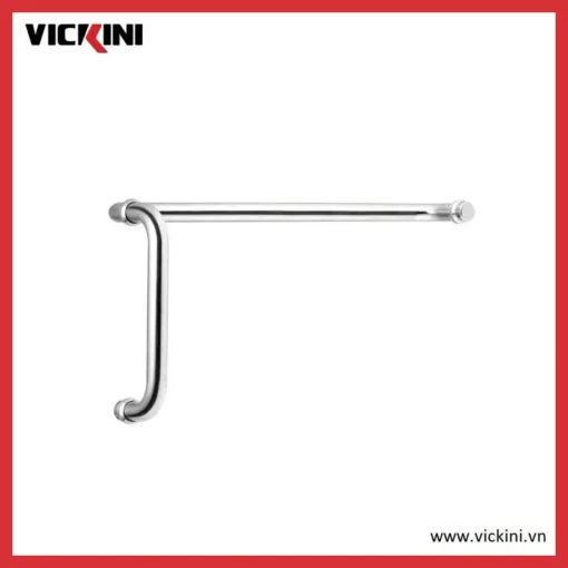 Tay cửa kính VICKINI 69121 PSS inox bóng