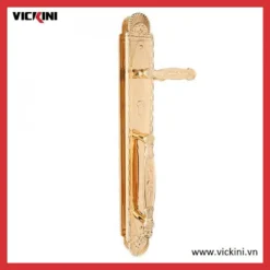 Tay khóa cửa đại sảnh VICKINI 38602.001 K24 mạ vàng