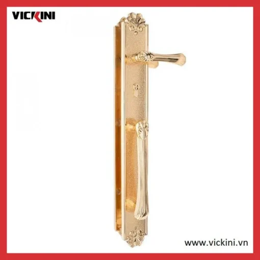 Tay khóa cửa đại sảnh VICKINI 38605.001 K24 mạ vàng K24