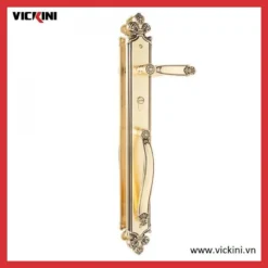 Tay khóa cửa đại sảnh VICKINI 38606.001 EG vàng hồng