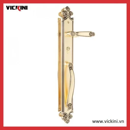 Tay khóa cửa đại sảnh VICKINI 38606.001 EG vàng hồng