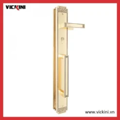 Tay khóa cửa đại sảnh VICKINI 38678.001 EG vàng hồng