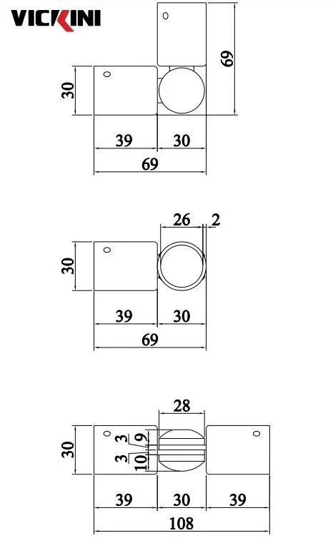 Thông số Đầu chuông đỡ ống VICKINI 66708.025