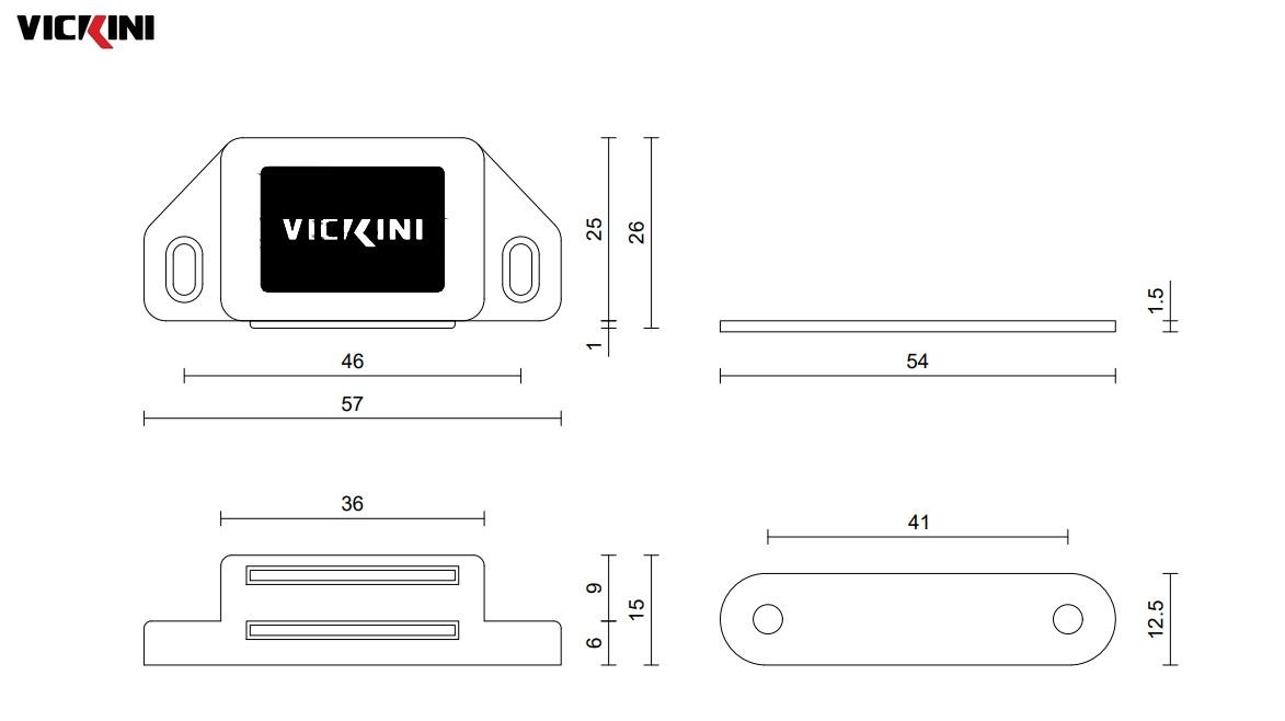 Thông số Hít cửa tủ VICKINI 05723.101