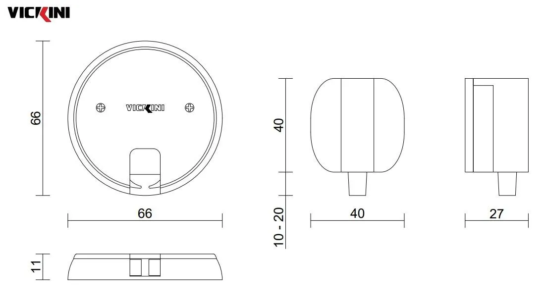 Thông số chặn cửa VICKINI 45003.001