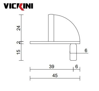 Thông số chặn cửa VICKINI 45004.001