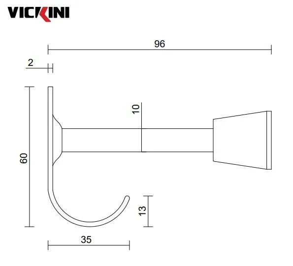 Thông số chặn cửa VICKINI 45007.001