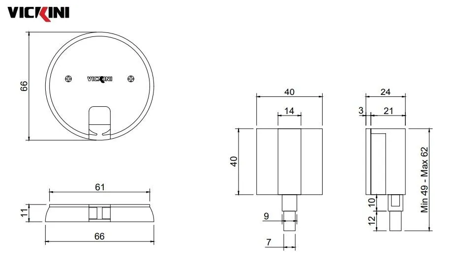 Thông số chặn cửa VICKINI 45021.001