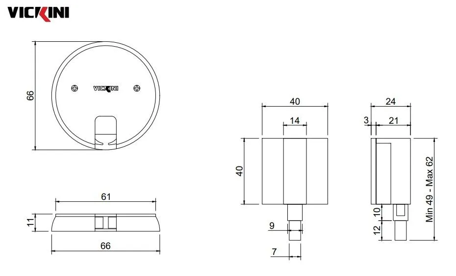 Thông số chặn cửa VICKINI 45021.002