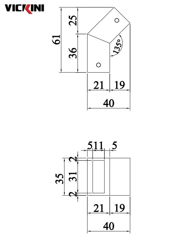 Thông số đầu chuông đỡ ống VICKINI 66316.001