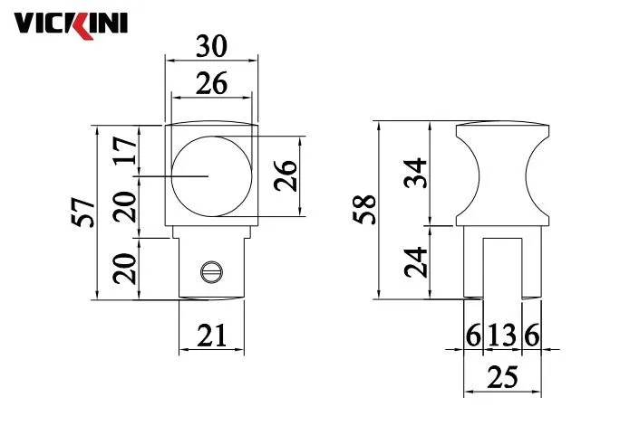 Thông số đầu chuông đỡ ống VICKINI 66707.025