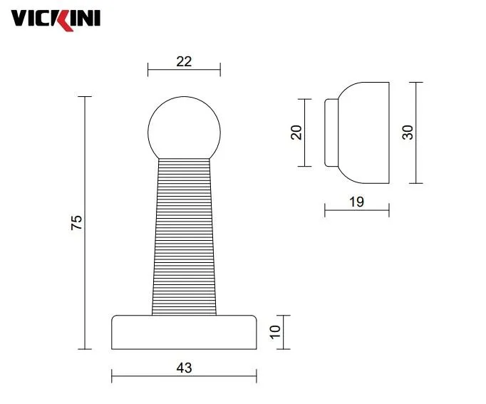 Thông số hít cửa VICKINI 45800.001