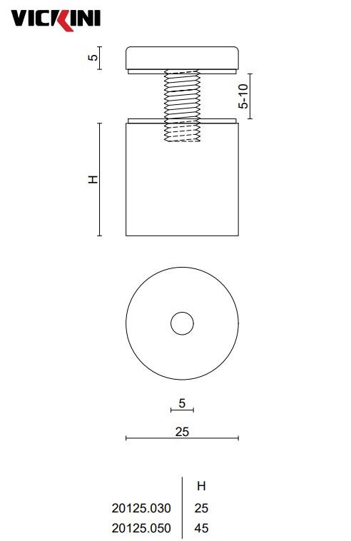 Thông số ốc kết nối VICKINI 20125