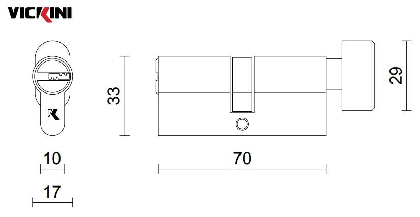 Thông số ruột khóa cửa VICKINI 41106.001