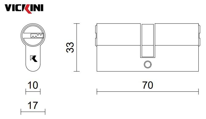 Thông số ruột khóa cửa VICKINI 41106.002