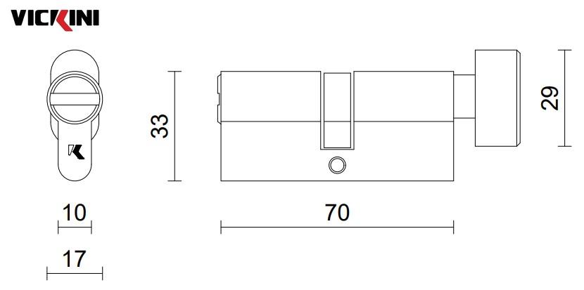 Thông số ruột khóa cửa VICKINI 41106.003