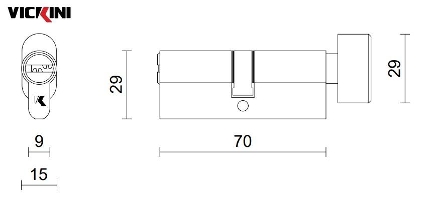 Thông số ruột khóa cửa VICKINI 41116.001