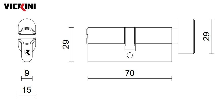 Thông số ruột khóa cửa VICKINI 41116.003