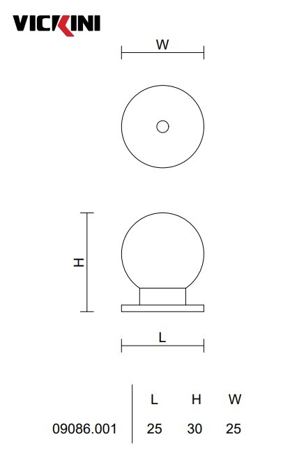 Thông số tay tủ VICKINI 09086