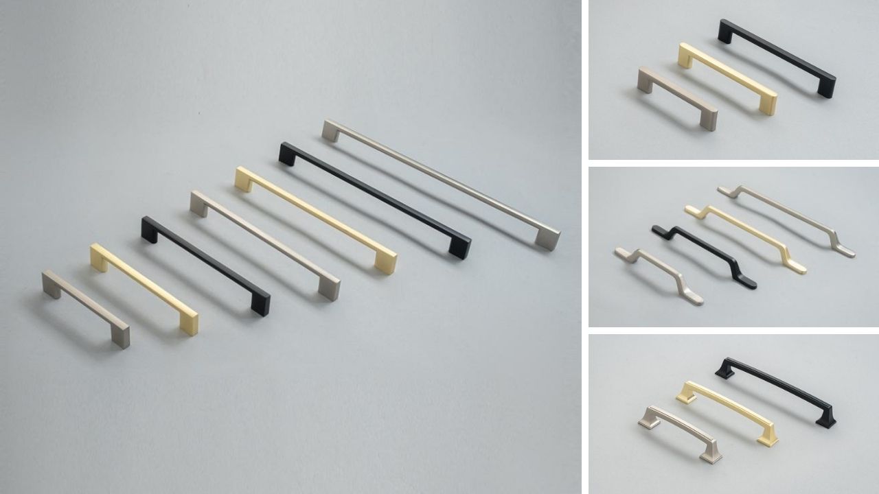Các mẫu tay nắm tủ VICKINI dạng thanh nổi bật