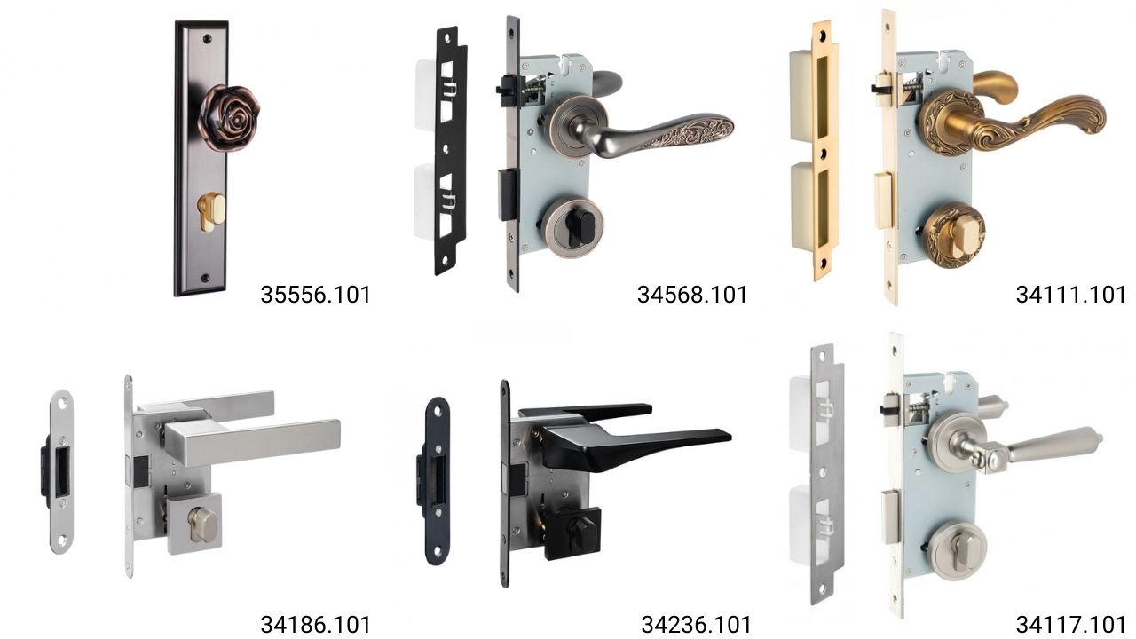 Một Số Sản Phẩm Khóa Tay Gạt Kẽm Vickini
