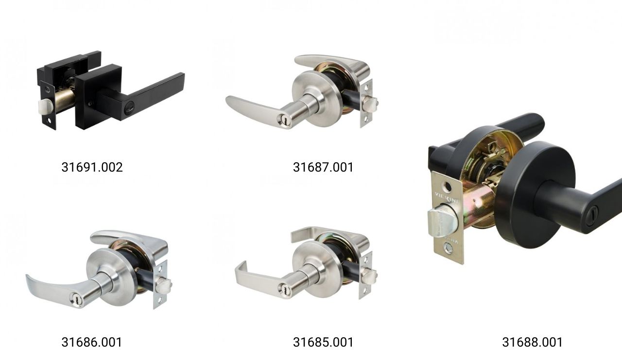 Một số mẫu khóa tròn tay gạt VICKINI nổi bật
