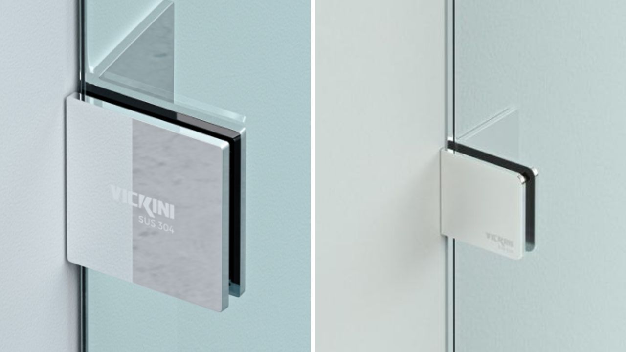 Kẹp kính cố định kính với tường VICKINI