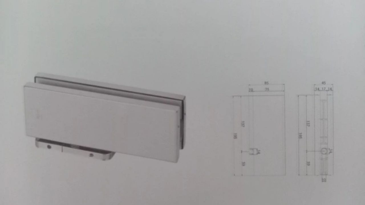 Thông số bản lề dương sàn 60110.001 Vickini