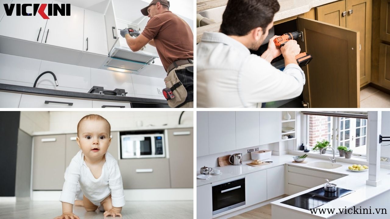 Khi nào nên lắp bản lề giảm chấn cho tủ bếp