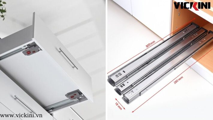 Kích Thước Ray Trượt Ngăn Kéo Tiêu Chuẩn