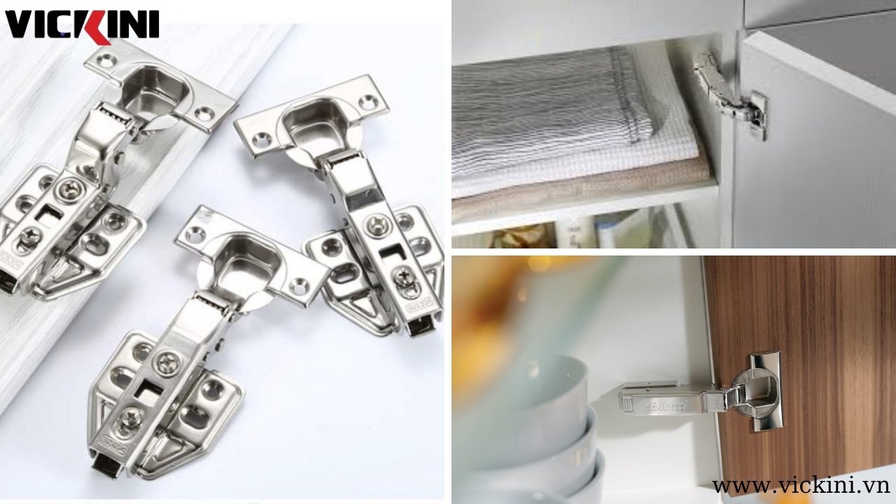 Nên chọn bản lề giảm chấn đế rời hay đế liền