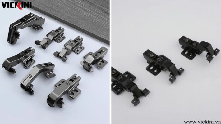 Bản lề bật cho tủ cánh kính khung nhôm