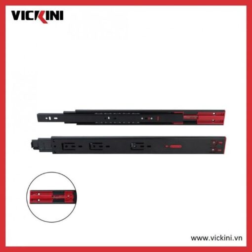 Thanh ray trượt 3 tầng giảm chấn VICKINI 02453 BPR